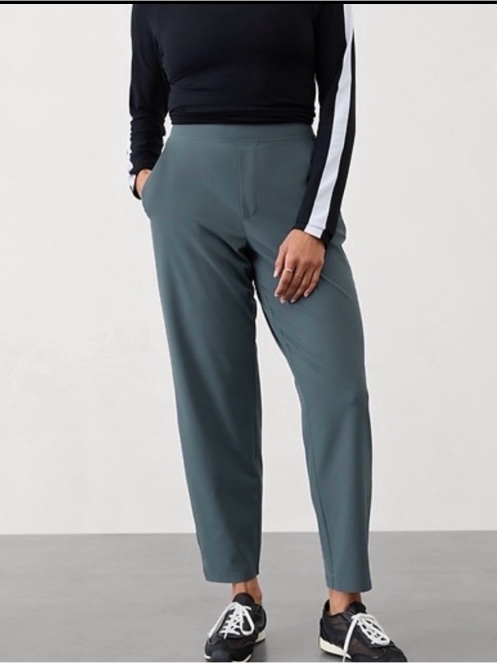 Athleta Brooklyn Mid-rise Ankle Pant Dark Teal 2T NWT